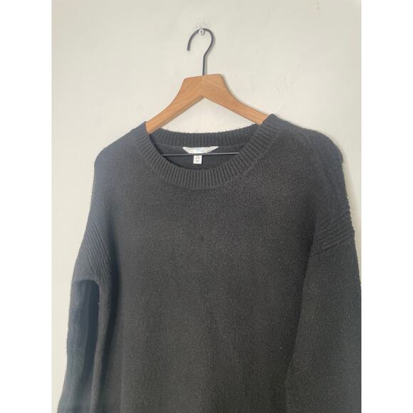 Time and Tru Black Layered Long Sleeve Sweater Dress XS - Picture 4 of 9